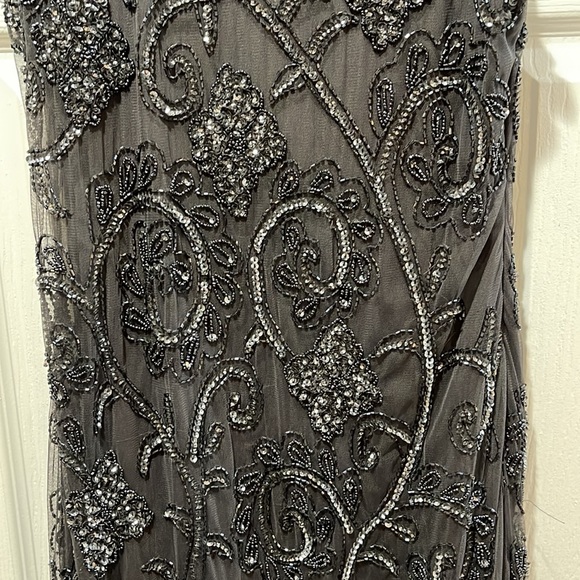 Sequined dark grey dress. - Picture 2 of 3